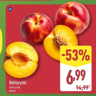 Nektarynki promocja w Aldi