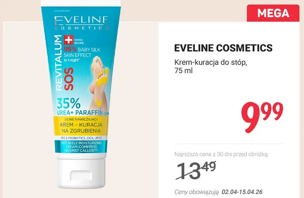 Krem-kuracja do stóp promocja w Rossmann