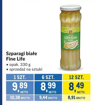 Szparagi białe Fine Life promocja w Makro