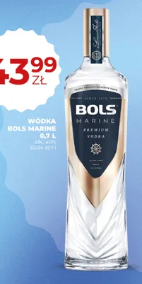Wódka Bols Marine promocja w Duży Ben