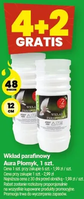 Wkład parafinowy Aura Płomyk promocja w Twój Market