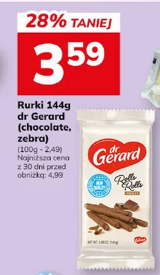 Rurki le Gerard (chocolate, zebra) promocja w Hitpol