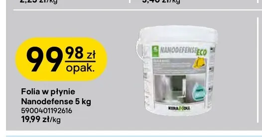 Folia w płynie Nanodefense Kerakoll promocja w Castorama