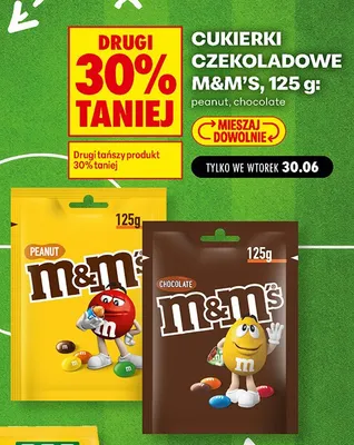Cukierki czekoladowe M&M's Peanut promocja w Biedronka
