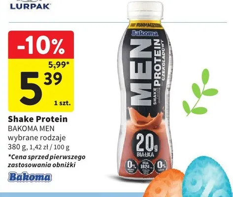 Shake Protein wybrane rodzaje promocja w Intermarche
