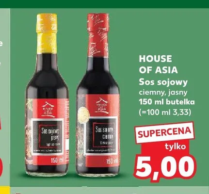 Sos sojowy House of Asia promocja w Kaufland