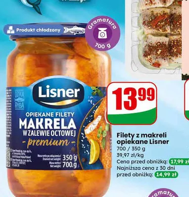 Filety z makreli opiekane promocja w Dino