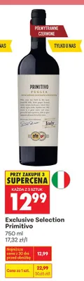 Wino Primitivo promocja w Biedronka