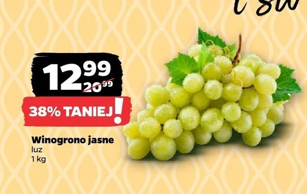 Winogrono jasne promocja w Netto