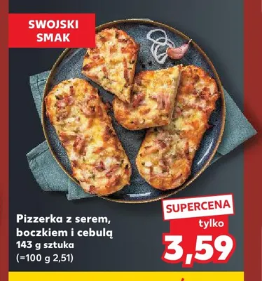 Pizzerka z serem boczkiem i cebulą promocja w Kaufland