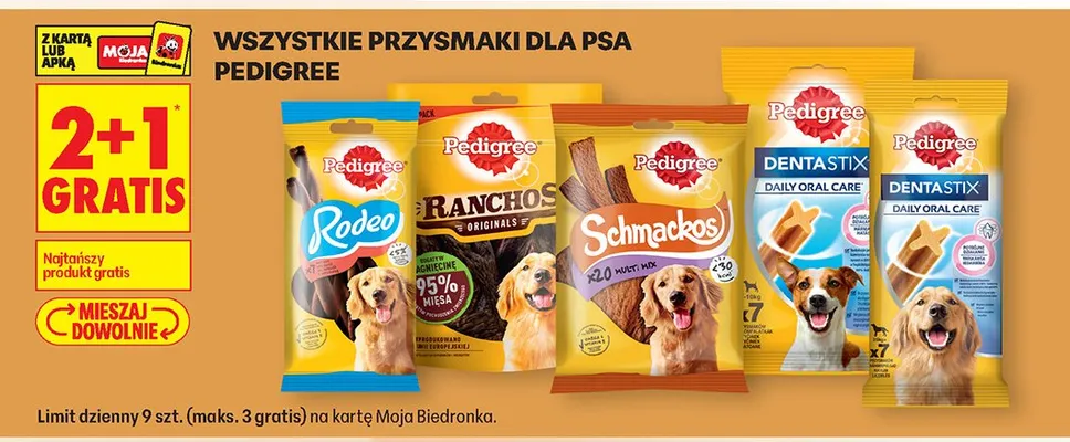 Przysmaki dla psa Rodeo promocja w Biedronka