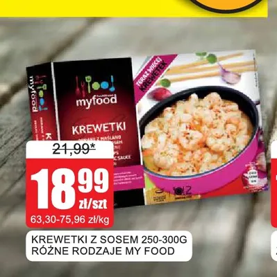 Krewetki z sosem My Food promocja w Bingo