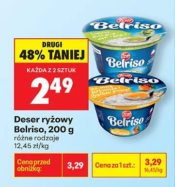 Deser ryżowy różne rodzaje promocja w Biedronka