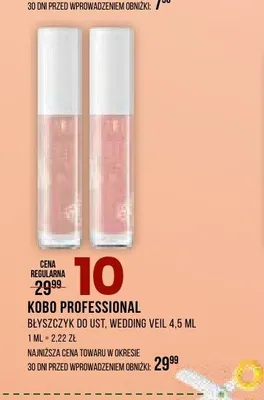 Błyszczyk do ust Kobo Professional Wedding Veil promocja w Drogerie Natura