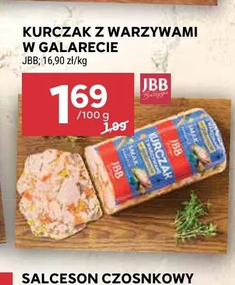 Kurczak z warzywami w galarecie JBB promocja w Stokrotka