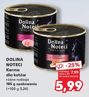 Karma dla kotów Dolina Noteci Premium promocja w Kaufland