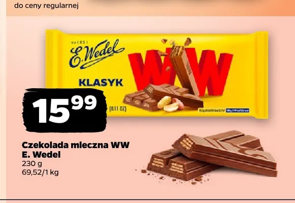 Czekolada mleczna WW promocja w Netto
