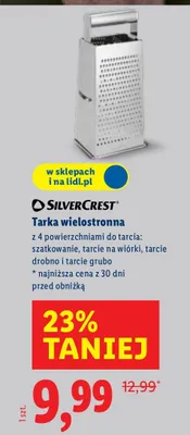 Tarka wielostronna z 4 powierzchniami do tarcia promocja w Lidl