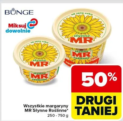 Margaryna Słyne Roślinne promocja w Carrefour Market