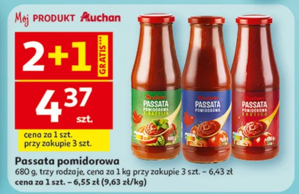 Passata pomidorowa promocja w Auchan