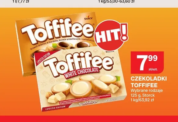 Czekoladki Toffifee White Chocolate promocja w Chorten