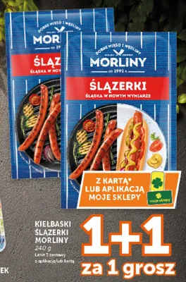 Kiełbaski Ślązerki Morliny promocja w Euro Sklep