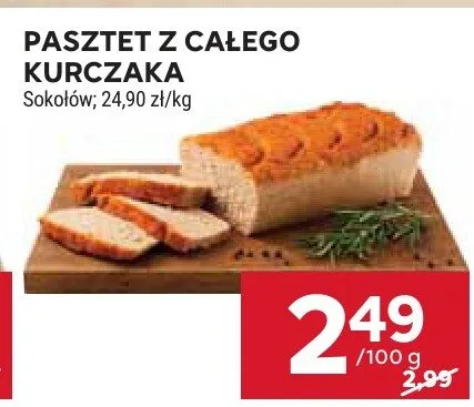 Pasztet z całego kurczaka promocja w Stokrotka