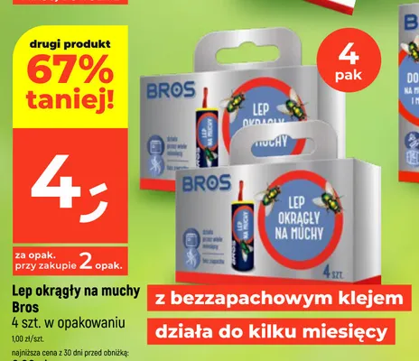 Lep okrągły na muchy Bros promocja w Dealz