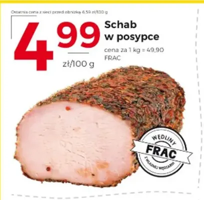 Schab w posypce Frac promocja w Frac