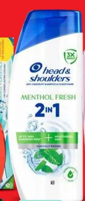 Szampon do włosów Head & Shoulders Menthol Fresh 2in1 promocja w Lidl