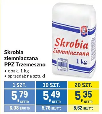 Skrobia ziemniaczana PPZ Trzemeszno promocja w Makro