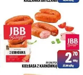 Kiełbasa z karkówką JBB Bałdyga promocja w Tomi Markt