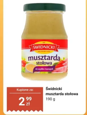 Musztarda stołowa promocja w Dino