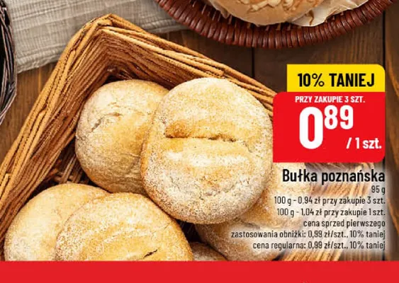 Bułka poznańska promocja w POLOmarket
