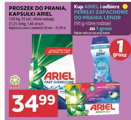 Perełki zapachowe do prania różne rodzaje promocja w Stokrotka