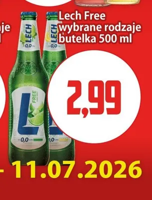 Piwo bezalkoholowe Lech Free Active promocja w Kupiec