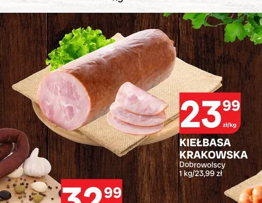 Kiełbasa krakowska Dobrowolscy promocja w Chorten