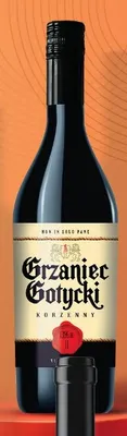 Wino czerwone Grzaniec Gotycki korzenny promocja w Żabka