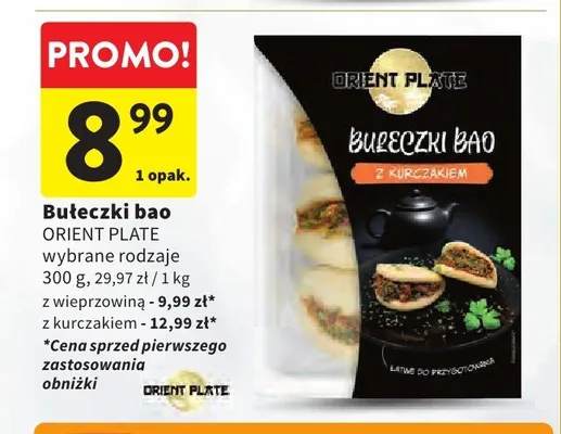 Bułeczki bao z kurczakiem Orient Plate promocja w Intermarche