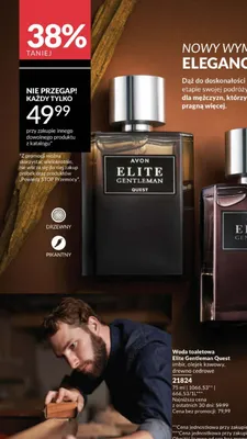Woda toaletowa Avon Elite Gentleman Quest promocja w AVON