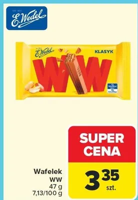 Wafelek WW Wedel promocja w Carrefour