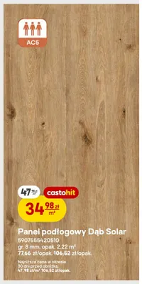 Panel podłogowy Dąb Solar promocja w Castorama