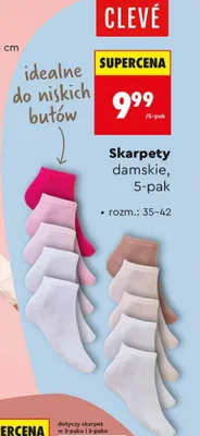 Skarpety damskie 5-pak promocja w Biedronka