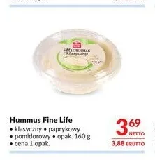 Hummus Fine Life pomidorowy promocja w Makro