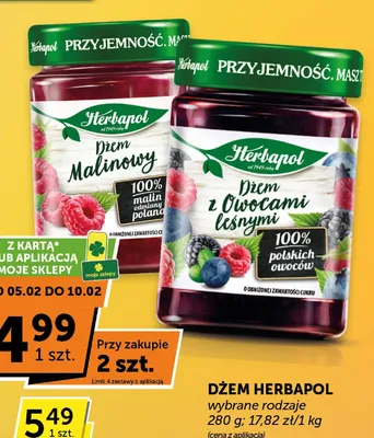 Dżem z owocami leśnymi Herbapol 280g promocja w ABC