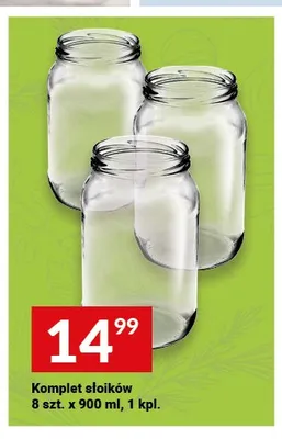 Komplet słoików 900ml promocja w Twój Market