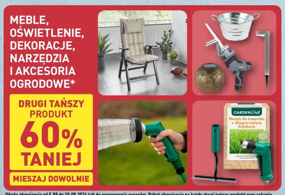 Meble oświetlenie dekoracje narzędzia i akcesoria ogrodowe promocja w Aldi