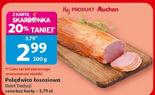 Polędwica łososiowa promocja w Auchan
