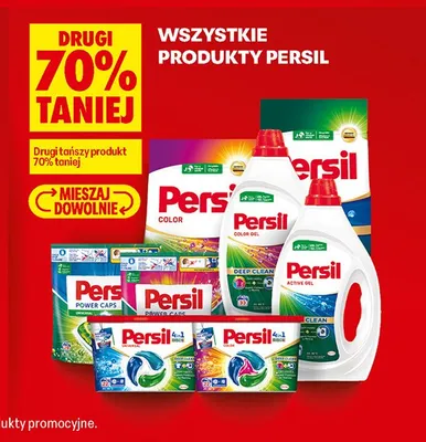 Żel do prania białego Persil power gel promocja w Biedronka