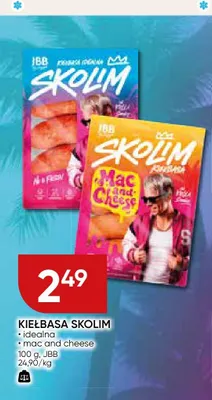 Kiełbasa Skolim mac and cheese JBB promocja w Chata Polska